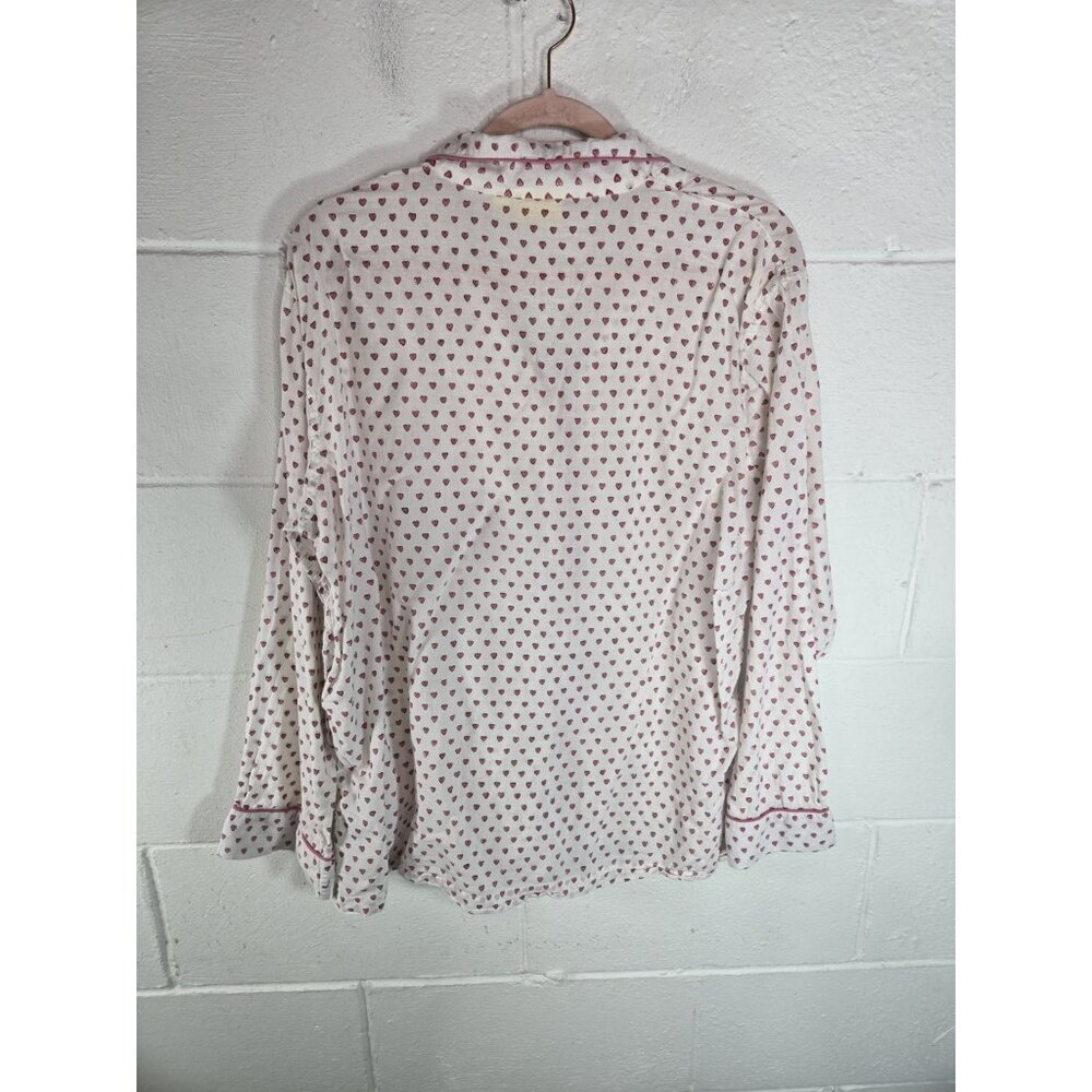Roller Rabbit Heart Shapes Womens Pajama Top Sleep Shirt - Picture 7 of 7